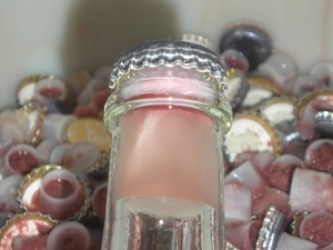 Champagne Jacques SONNETTE - Cong�lation du d�p�t dans le col de la bouteille